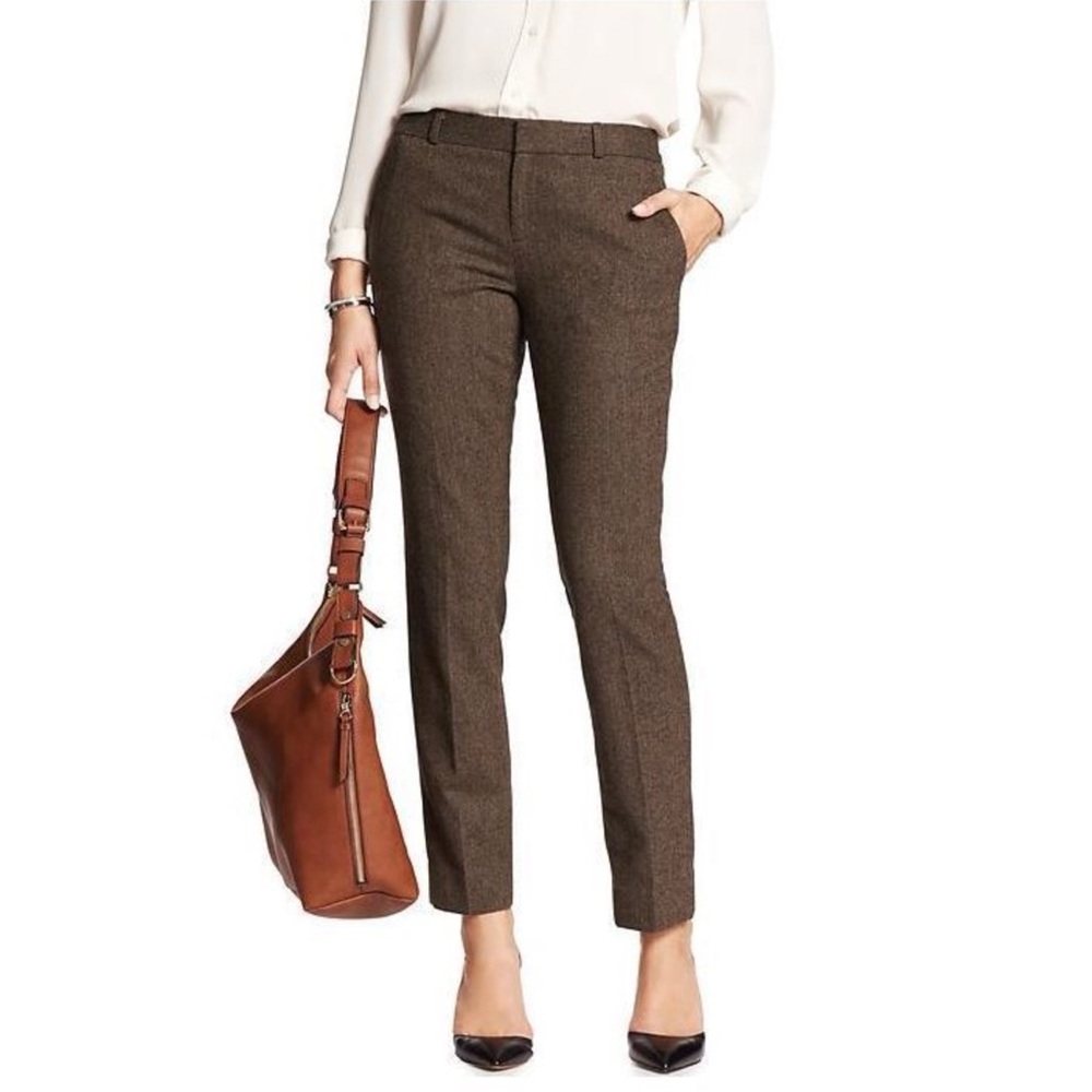 Banana Republic Reegan Slim Fit Wool Pants